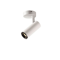 LED Ceiling luminaire NUMINOS SPOT PHASE S, 2700K, 36�, 985lm, white/black