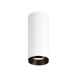 LED Ceiling luminaire NUMINOS CL PHASE S, 3000K, 24�, 1010lm, white/black