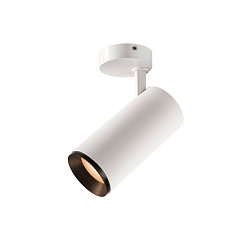 LED Ceiling luminaire NUMINOS SPOT PHASE L, 2700K, 36�, 2400lm, white/black