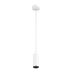LED Pendant luminaire NUMINOS PD DALI S, 4000K, 60�, 1100lm, white/black
