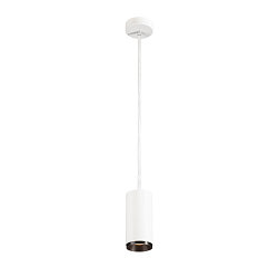 LED Pendant luminaire NUMINOS PD DALI M, 3000K, 60�, 1870lm, white/black