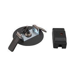 Recessed canopy FITU, with connection box, IP20, black