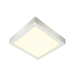 LED Wall / Ceiling luminaire SENSER 24 CW, square, 15W, 1200lm, IP20, white, 4000K