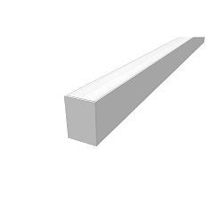 Accessories for LED Strip GRAZIA 60 Profile, IP20, 1,5m, white