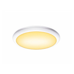 LED Outdoor luminaire RUBA 27 CW LED Wall / Ceiling luminaire, CCT switch, 3000/4000K, 985/1100lm, IP65, white