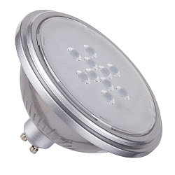 LED Lamp QPAR111 GU10, 7W, 3000K, CRI90, 25�, silver