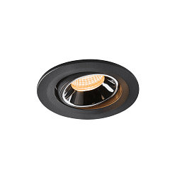 LED Ceiling recessed luminaire NUMINOS� MOVE S, 3000K, 40�, black/chrome