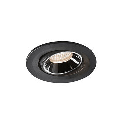 LED Ceiling recessed luminaire NUMINOS� MOVE S, 4000K, 20�, black/chrome