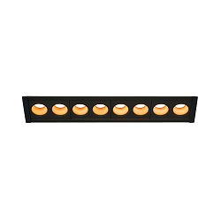 Ceiling recessed luminaire MILANDOS 8, 45�, 2700K, black