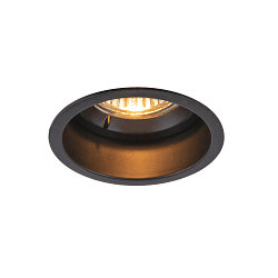 Ceiling recessed luminaire HORN GU10, 25W, blower door tested, black