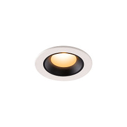 LED Ceiling recessed luminaire NUMINOS� XS, 2700K, 55�, white/black