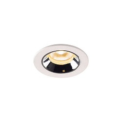 LED Ceiling recessed luminaire NUMINOS� XS, 3000K, 20�, white/chrome