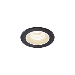 LED Ceiling recessed luminaire NUMINOS� XS, 4000K, 20�, black/white