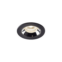 LED Ceiling recessed luminaire NUMINOS� XS, 4000K, 55�, black/chrome