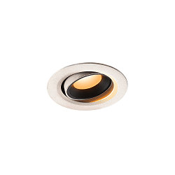 LED Ceiling recessed luminaire NUMINOS� MOVE XS, 2700K, 20�, white/black