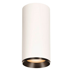 LED Ceiling luminaire NUMINOS� XL PHASE, 36W, 3000K, 24�, white / black