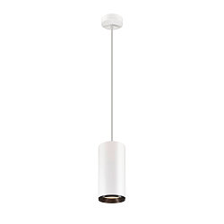 LED Pendant luminaire NUMINOS� XL PHASE, 36W, 3000K, 24�, white / black