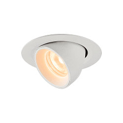 LED Ceiling recessed luminaire NUMINOS� GIMBLE XS, 2700K, 20�, white
