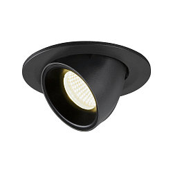 LED Ceiling recessed luminaire NUMINOS� GIMBLE S, 4000K, 55�, black