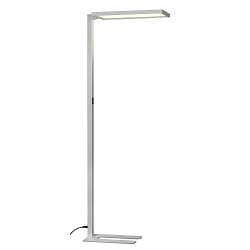 floor lamp WORKLIGHT UGR < 19 IP20, silver dimmable