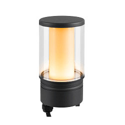 luminaire head M-POL M CLEAR on/off IP65, anthracite 