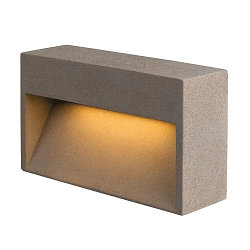 outdoor wall luminaire CONCRETO L IP65, grey