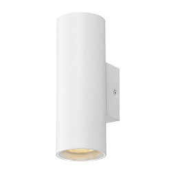 wall luminaire ASTO TUBE up / down, 2 flames, cylindrical, rigid GU10 IP20, white dimmable