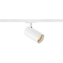 1-phase spot ASTO TUBE round, cardanic swivelling GU10 IP20, white dimmable