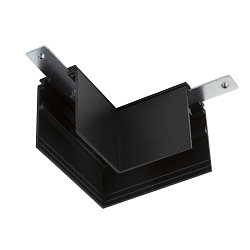 L-connector TRACK 48V mechanical, left, low, black