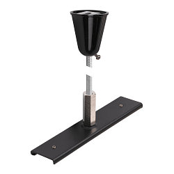 track reinforcement plate TRACK 48V with suspension kit, black