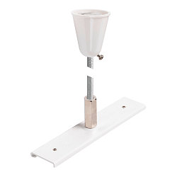 track reinforcement plate TRACK 48V with suspension kit, white