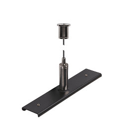 track reinforcement plate TRACK 48V with suspension kit, black