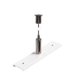 track reinforcement plate TRACK 48V with suspension kit, white