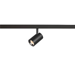 track spot NUMINOS� XS TRACK 48V DALI controllable IP20, chrome, black dimmable