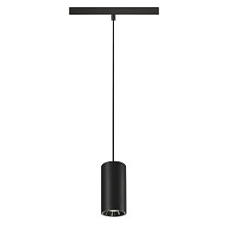 pendant luminaire NUMINOS� S 48V DALI 2 20� for VDU workstation, DALI controllable IP20, black matt dimmable