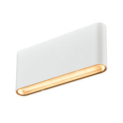 outdoor wall luminaire OVAL 18 WL IP65, white