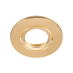 cover UNIVERSAL DOWNLIGHT IP65 round, swivelling, gold matt