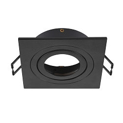 recessed ceiling ring NEW TRIA� 75 square, black