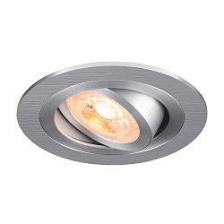 ceiling recessed luminaire NEW TRIA� 75 round GU10 IP20, aluminium
