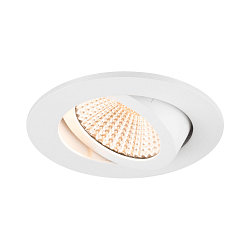 ceiling recessed luminaire NEW TRIA� 68 round IP20, white dimmable