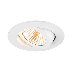 ceiling recessed luminaire NEW TRIA� 68 round IP20, white dimmable