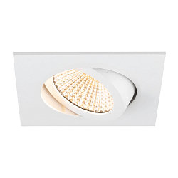 ceiling recessed luminaire NEW TRIA� UNIVERSAL square IP20, white dimmable