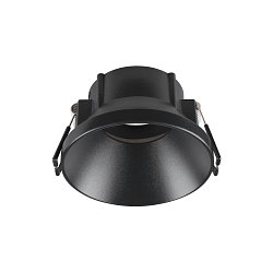 recessed ceiling ring NEW TRIA� 75 round, low, black