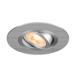 ceiling recessed luminaire NEW TRIA� 75 XL round GU10 IP20, aluminium