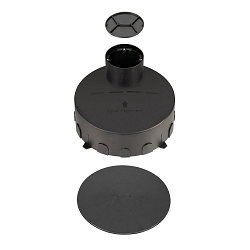recessed housing DASAR� M, black