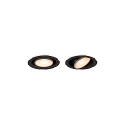 recessed luminaire UNIVERSAL DOWNLIGHT IP20 PHASE 38� swivelling, CCT Switch, multipower, wired through, without trim IP20