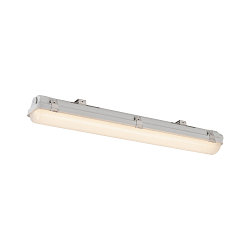 damp-proof luminaire WATERPROOF V 600 DALI DALI controllable, wired through IP66, grey dimmable