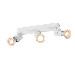 wall and ceiling luminaire PURI 2.0 BASIC LONG round, long GU10 IP20, white dimmable