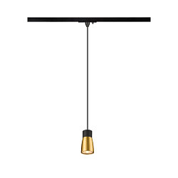 1-phase pendant luminaire PURI 2.0 - DOME half round GU10 IP20, black dimmable