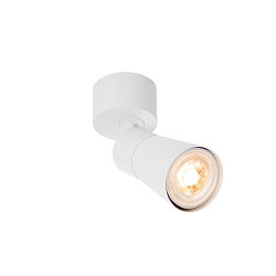 wall and ceiling luminaire PURI 2.0 - CONE GU10 IP20, white dimmable